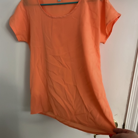The Arte by Zenana peach Short Sleeve Blouse - Picture 2 of 7